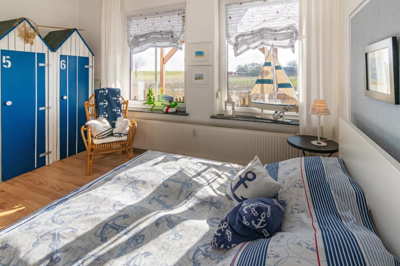 Friesenbiene Appartement Dornumersiel Buitenkant foto